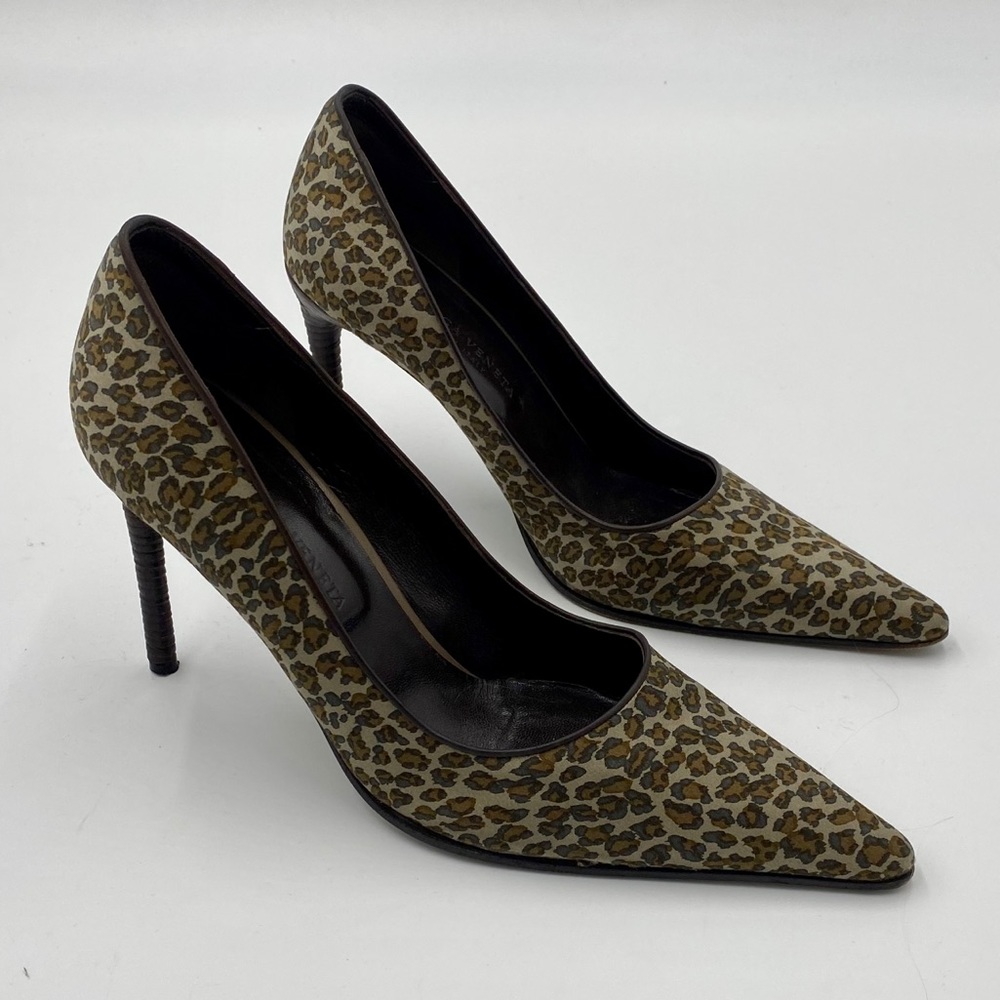 Bottega Veneta Leopard Pump 38.5